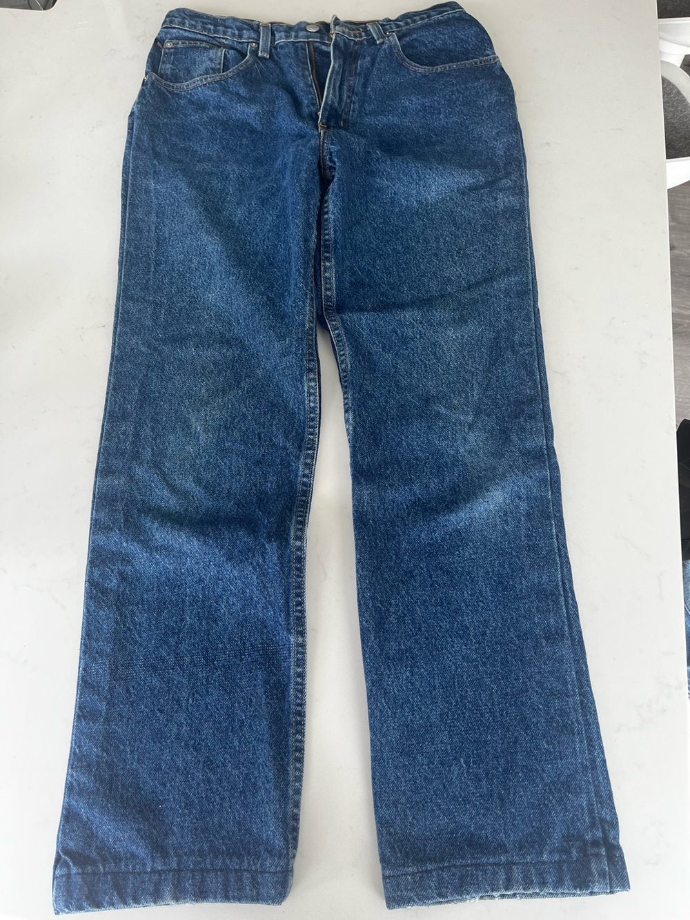 Classic Straight Leg Blue Jeans - Picture 1 of 4